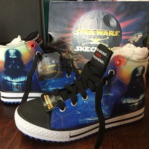 Boys Skechers Star Wars Darth Vader Sneakers Size3